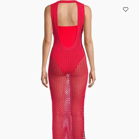 Beach RiotHolly Net Cover-Up Midi-Dress